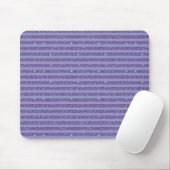 Tiefes Amethyst Glitter Style Horizontale Streifen Mousepad (Mit Mouse)