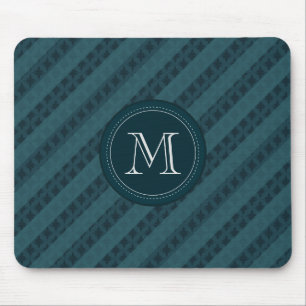 Tiefes Aqua-Marine-Blau-attraktives nobles Muster Mousepad