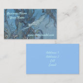 Tiefes Blau träumt Geschäft/Visitenkarte Visitenkarte (Vorne/Hinten)