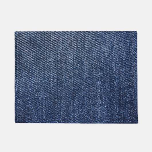 Tiefes blaues Denim Fußmatte (Vorderseite)