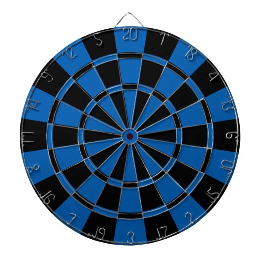 Tiefes Blaues und schwarz Dartscheibe (vorne)