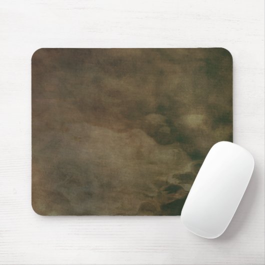 Tiefes, braun gefaltenes Pergamentpapier Mousepad (Mit Mouse)