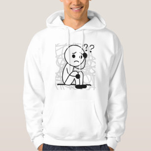 Tiefes Denken in einer stillen Welt. Hoodie