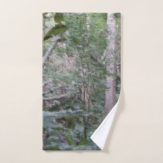 Tiefes Holz-Ölfarbe-Tarnungs-Tuch-Set Badhandtuch Set (Handtuch)