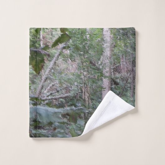 Tiefes Holz-Ölfarbe-Tarnungs-Tuch-Set Badhandtuch Set (Waschlappen)