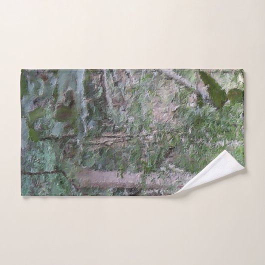 Tiefes Holz-Ölfarbe-Tarnungs-Tuch-Set Badhandtuch Set (Handtuch)