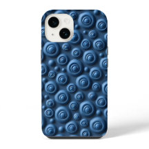 Tiefes Indigo-Spiral-iPhone-Case modernes Design