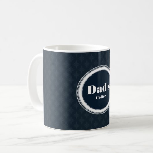 Tiefes klassisches kaffeetasse (Vorderseite Links)