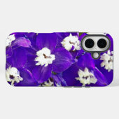 Tiefes Lila Delphinium Case-Mate iPhone Hülle (Rückseite (Horizontal))