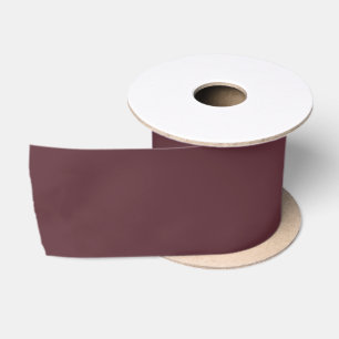 Tiefes Marine Rot einfarbig Satinband