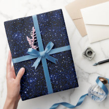 Tiefes Marineblau Feines Dunkelblau Glittermuster