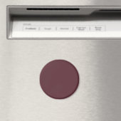 Tiefes Maroon-Einfarbig Magnet (In Situ (Geschirrspüler))
