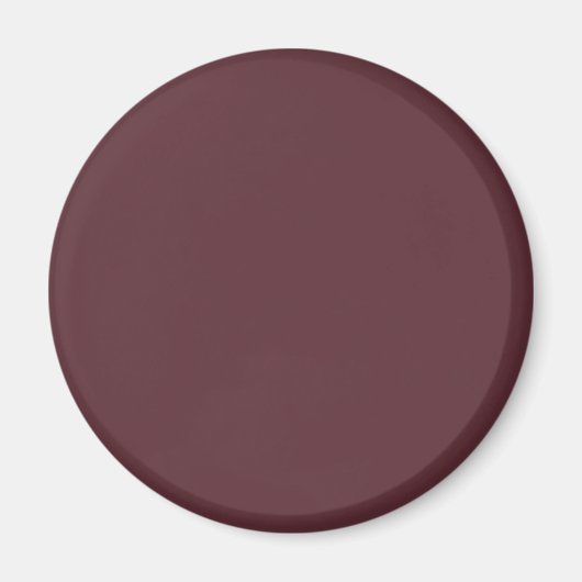 Tiefes Maroon-Einfarbig Magnet (Vorne)
