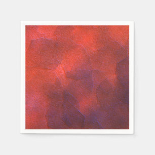 Tiefes Orange mit lebhaften lila-blauen Highlights Serviette