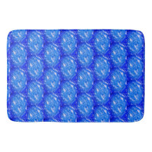 Tiefes Ozeanblau Geometrisch 