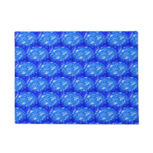 Tiefes Ozeanblau Geometrisch 
