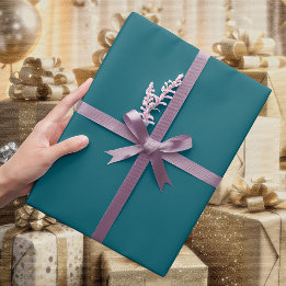 Tiefes Petrol-Wrap-Papier Geschenkpapier