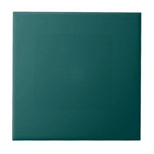 Tiefes Pfauenblau Fliese