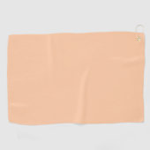 Tiefes Pfirsich Vollton Golfhandtuch (Horizontal)