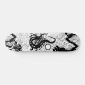 Tiefes Seedrache-SilhouetteSkateboard Skateboard (Horizontal)