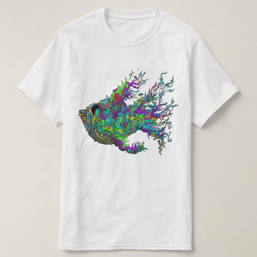 Tiefes Seefisch-T - Shirt (Design vorne)