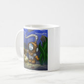 Tiefes Seetaucher-Tasse Kaffeetasse (Vorderseite Links)