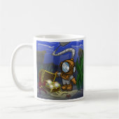 Tiefes Seetaucher-Tasse Kaffeetasse (Links)