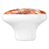 Tiefes Set im Herbst Keramikknauf (Seitenansicht)