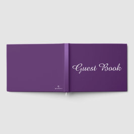 Tiefes Violett Gästebuch