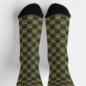 Tiefes Wald-Farbkombination Socken (Oben)