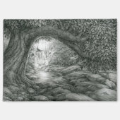 Tiefes Wald-Oase Magnet (Vorderseite)