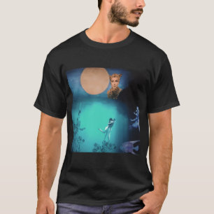 Tiefes Wasser & der gelbe Vollmond T-Shirt