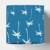 Tiefes Wasser und weiße Palmen Geschenkschachtel (Oben)