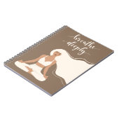 Tiefes Yoga Meditation Notizblock (Linke Seite)