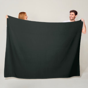 Tiefgrün einfarbig fleecedecke