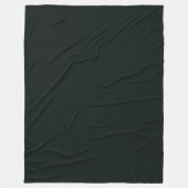 Tiefgrün einfarbig fleecedecke (Vorderseite)