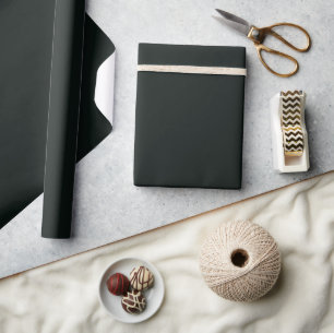 Tiefgrün einfarbig geschenkpapier