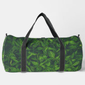 Tiefgrüne Blätter Duffle Bag (Vorderseite)
