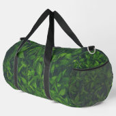 Tiefgrüne Blätter Duffle Bag (Rechte Ecke)