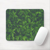 Tiefgrüne Blätter Mousepad (Mit Mouse)