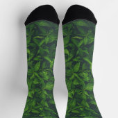 Tiefgrüne Blätter Socken (Oben)