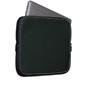 Tiefgrüne feste einfarbige Farbe Laptopschutzhülle (Vorne Rechts)