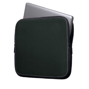 Tiefgrüne feste einfarbige Farbe Laptopschutzhülle