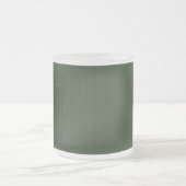 Tiefgrüne gemusterte Kaffee-Tasse Mattglastasse (Mittel)