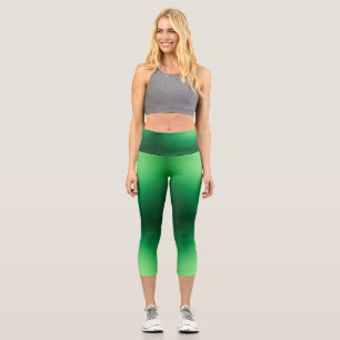 Tiefgrüne Ruhe Capri Leggings