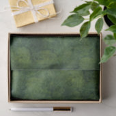 Tiefgrüne rustikale Beschaffenheit Seidenpapier (Geschenk)