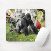 Tiefland Silverback-Gorillagehen Mousepad (Mit Mouse)