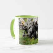 Tiefland Silverbackgorilla Tasse (Vorderseite Links)