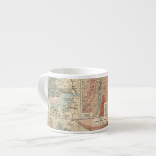 Tieflander Atlas-Karte Espressotasse