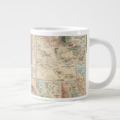 Tieflander-Atlas-Karte Jumbo-Tasse (Rechts)